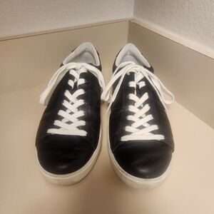 Ecco Black Leather Fluid Form Sneakers US 6-6.5 EU 37